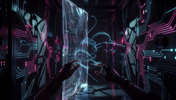 Neon Wires and Whispering Shadows